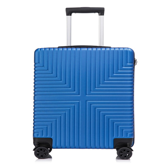 Niovx EasyJet Underseat Bag - 4 Wheel Hard Shell - Fits Carryon 45x36x20 cm - ABS30 Blue Starlite Luggage