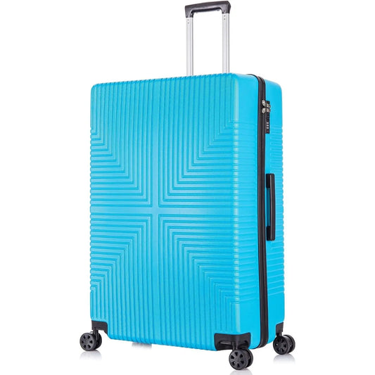 Niovx Extra Large Suitcase - Lightweight Hard Shell 4 Wheel - ABS30 Blue - Clearance Starlite