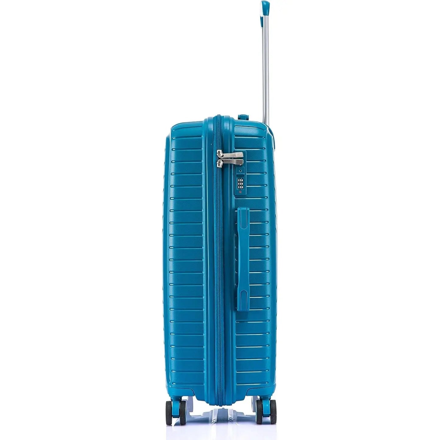 Blue Large Suitcase Side
