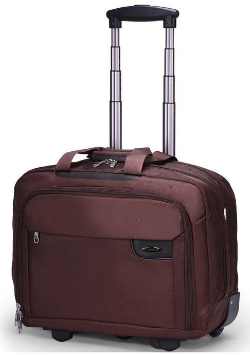 laptop Case on Wheels Black luggage travel bag