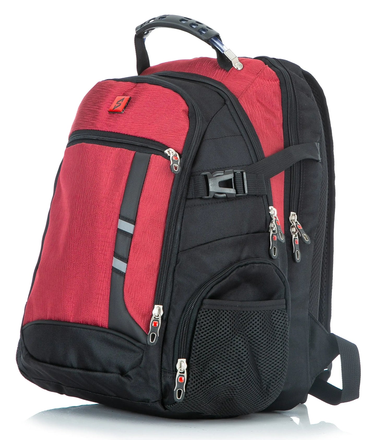 Starlite Laptop Backpack - for men/women - Black with Red Starlite Luggage