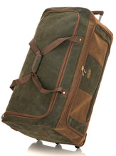 Load image into Gallery viewer, Suede Wheeled Travel Holdall