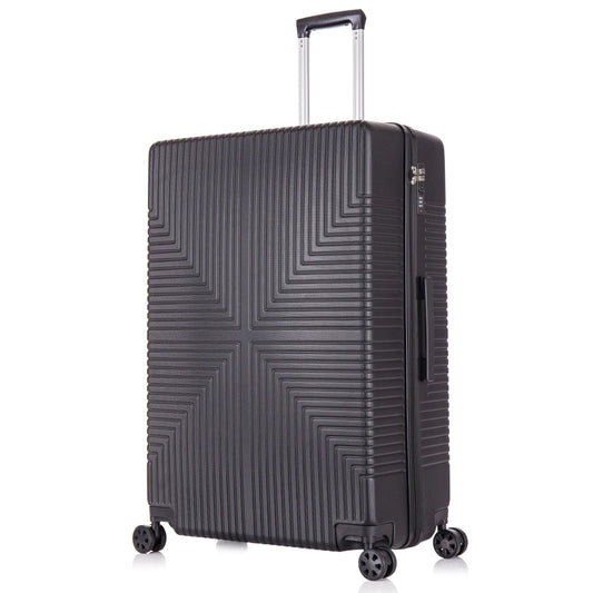 ABS30 Black Hard Shell Suitcase front side