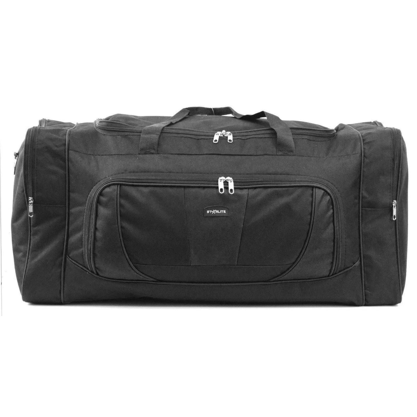 Black & Grey Extra Large Holdall Duffle Bags