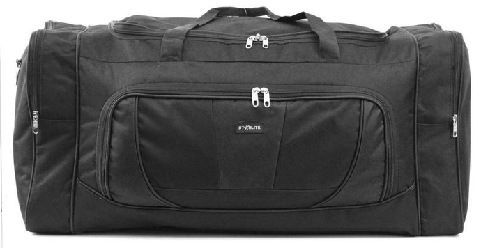 Black & Grey Extra Large Holdall Duffle Bags