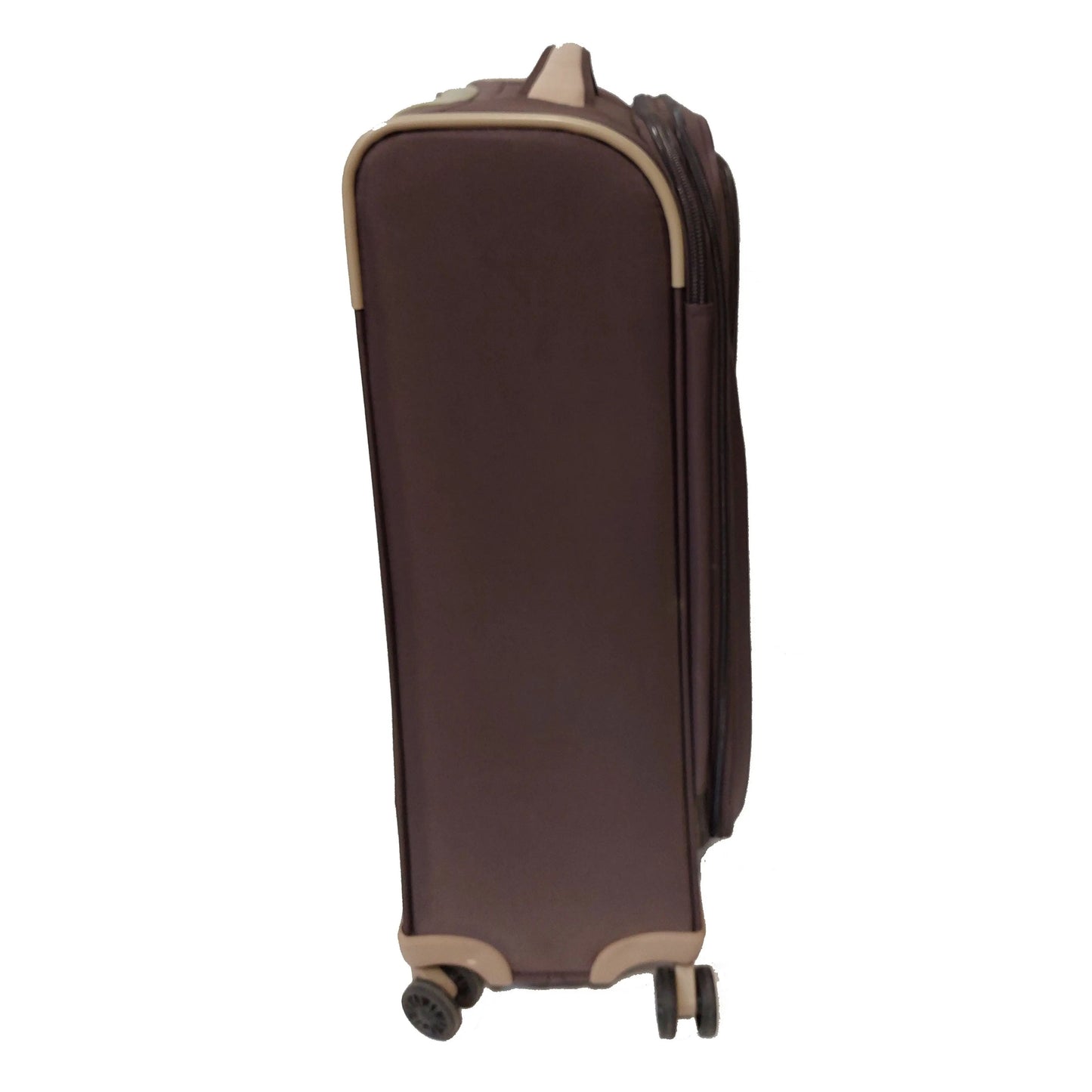 Set of 2 – Medium suitcase + Carryon 4-Wheel Lightweight Suitcases RL2001 Brown Starlite Luggage