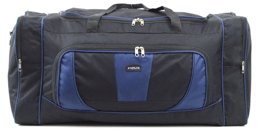 Black & Navy Extra Large Holdall Duffle Bags