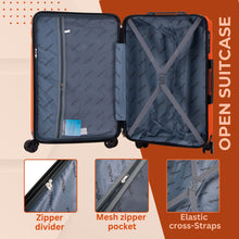 Load image into Gallery viewer, Large Hard Shell Suitcase ABS101 - Orange