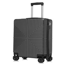 Niovx EasyJet Underseat Bag - 4 Wheel Hard Shell - Fits Carryon 45x36x20 cm - ABS30 Black Starlite Luggage