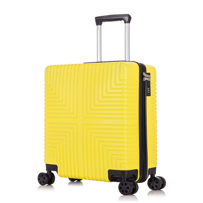 Niovx EasyJet Underseat Bag - 4 Wheel Hard Shell - Fits Carryon 45x36x20 cm - ABS30 Yellow