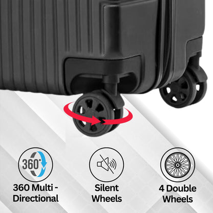EasyJet 45x36x20 Underseat ABS-30 Black
