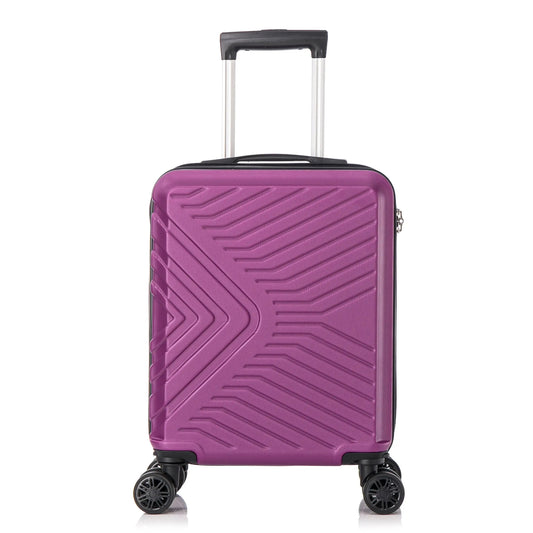 Storixx EasyJet Underseat Bag - 4 Wheel Hard Shell - Fits Carryon 45x36x20 cm - ABS147 - Purple Starlite Luggage