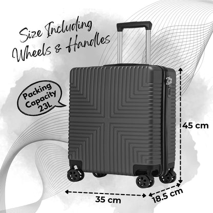 EasyJet 45x36x20 Underseat ABS-30 Black
