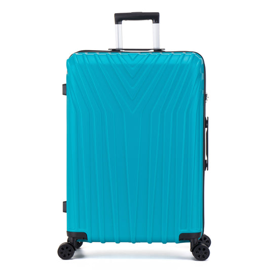 Large Hard Shell Suitcase ABS101 - Aqua