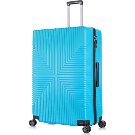 Niovx Extra Large Suitcase - Lightweight Hard Shell 4 Wheel - ABS30 Blue - Clearance