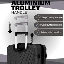 Load image into Gallery viewer, Large Hard Shell Suitcase ABS101 - Black