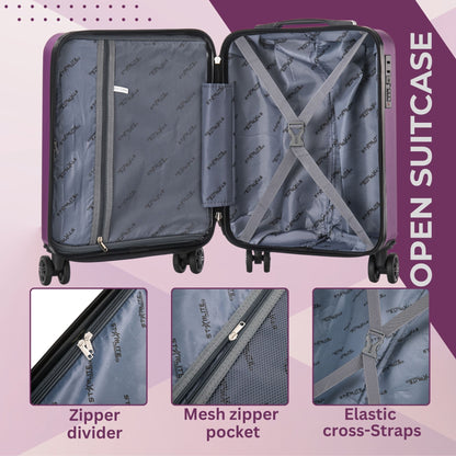 EasyJet 45x36x20 Underseat ABS147 Purple
