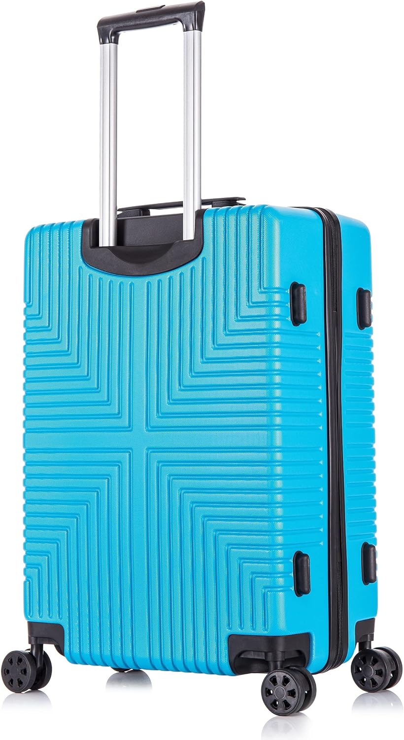 Niovx Extra Large Suitcase - Lightweight Hard Shell 4 Wheel - ABS30 Blue - Clearance