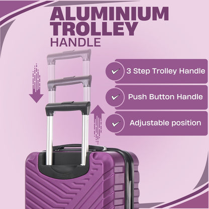 EasyJet 45x36x20 Underseat ABS147 Purple