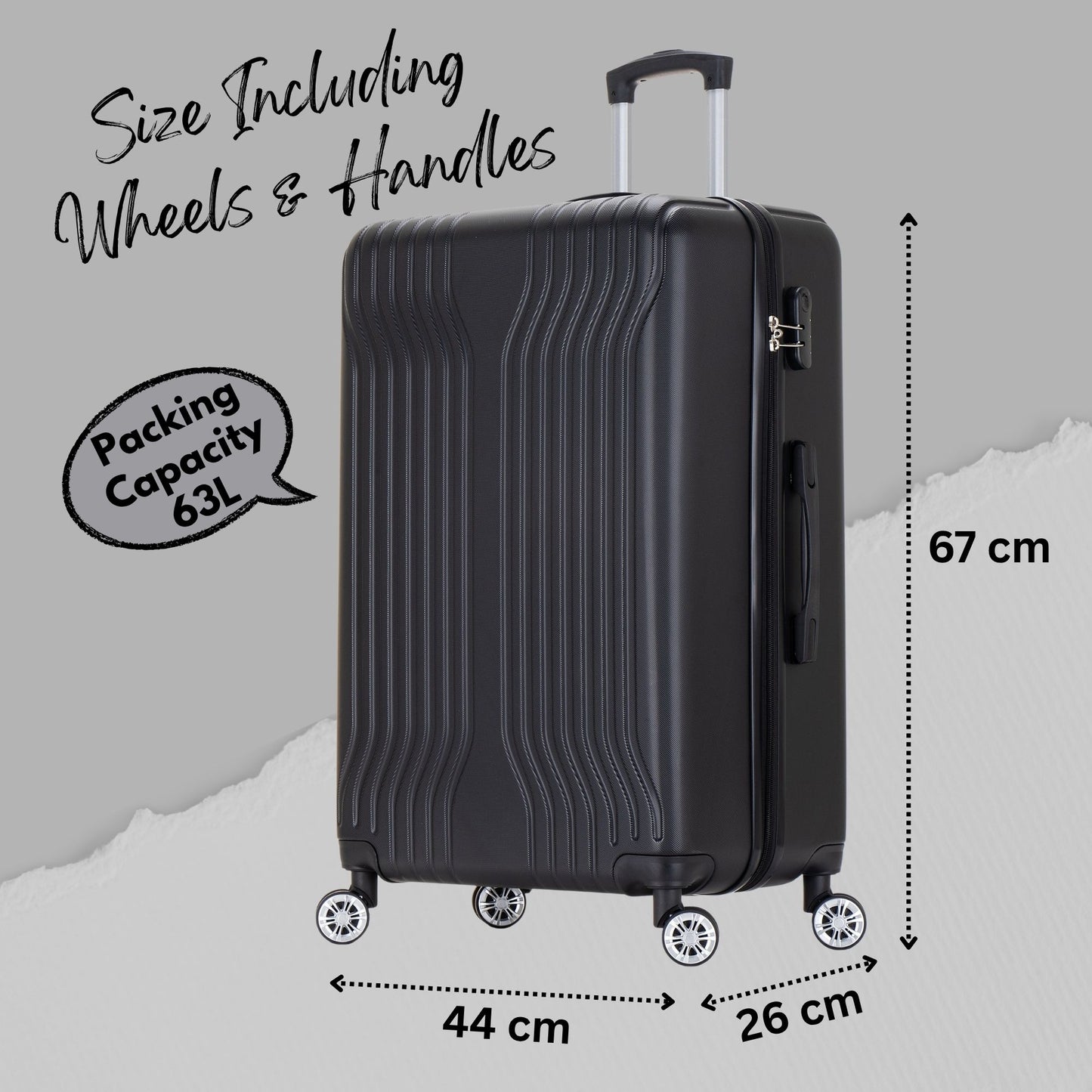 ABS25 Black Medium size