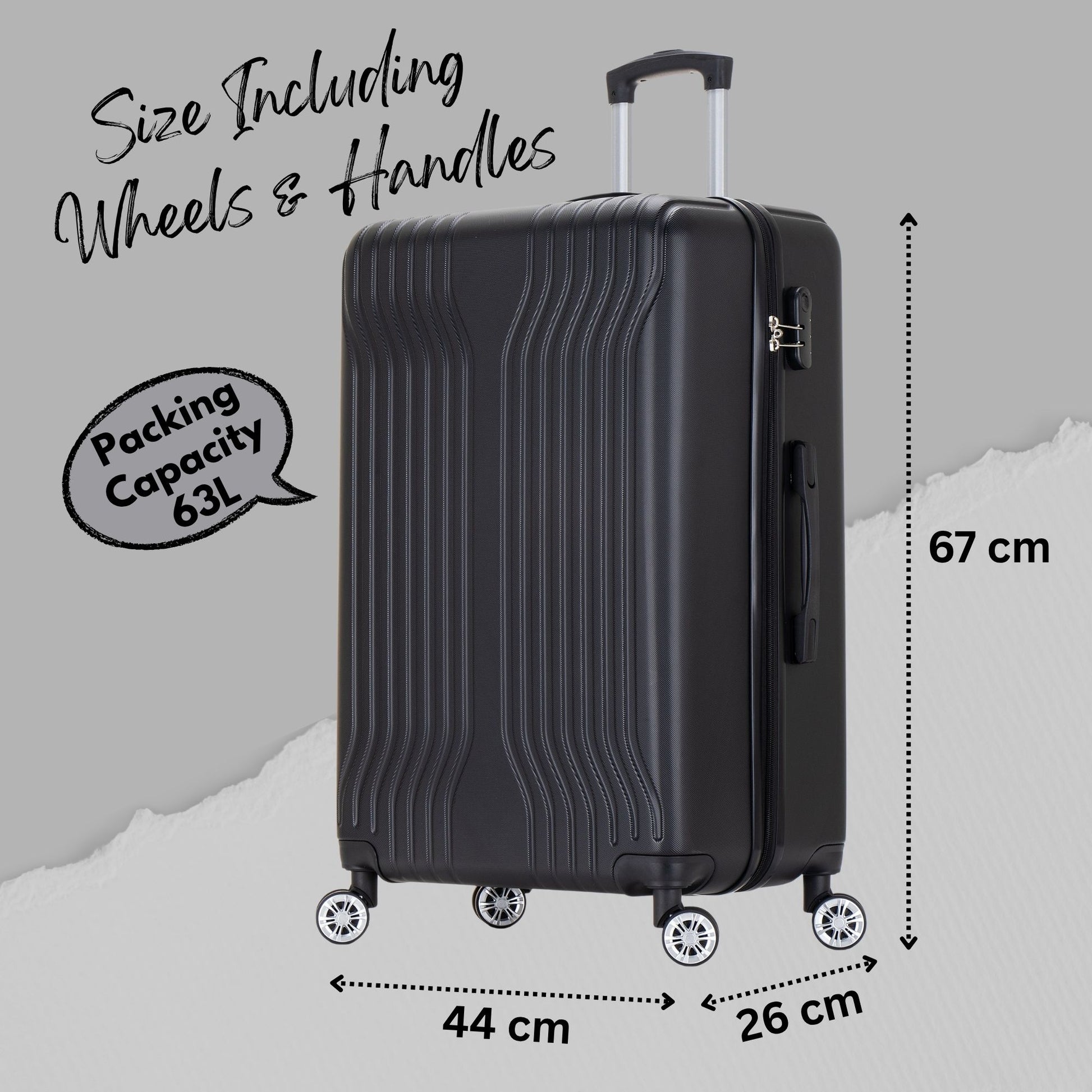 ABS25 Black Medium size