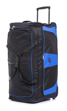 Load image into Gallery viewer, 30&quot; Wheeled Holdall Black With Blue