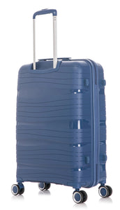 Blue Cabin Suitcase Crack Resistant