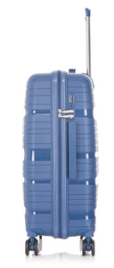 Blue Cabin Suitcase Crack Resistant