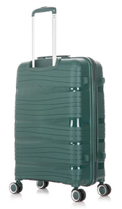 Green Cabin Suitcase Crack Resistant