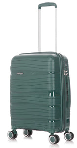 Green Cabin Suitcase Crack Resistant