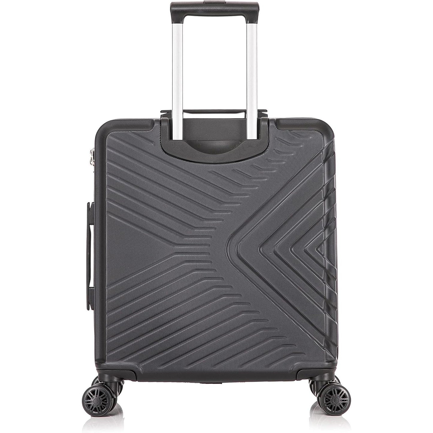 Cabin Suitcase Hard Shell Black EasyJet 56x45x25cm Back