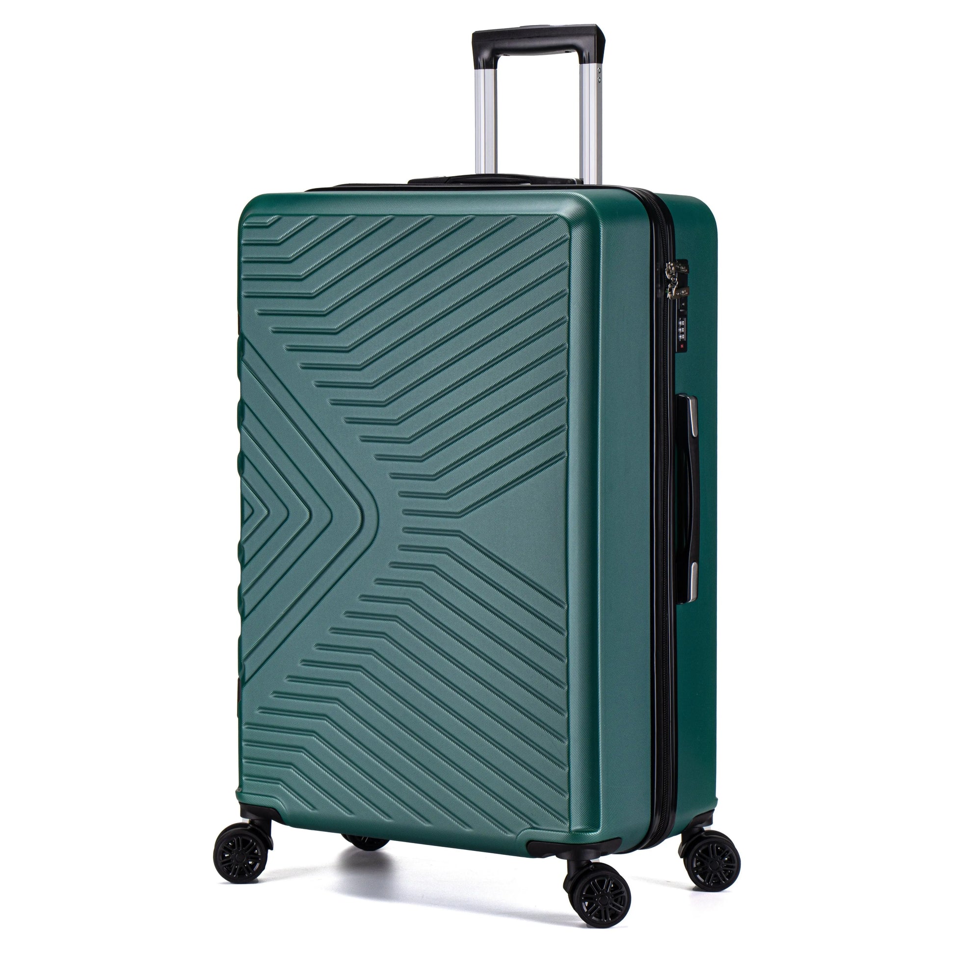 Medium Suitcase – Lightweight Hardshell Wheel Travel Luggage 15