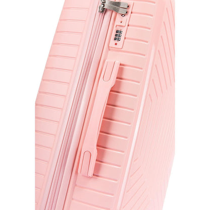 Large Suitcase in Pink on white background handle PP20 