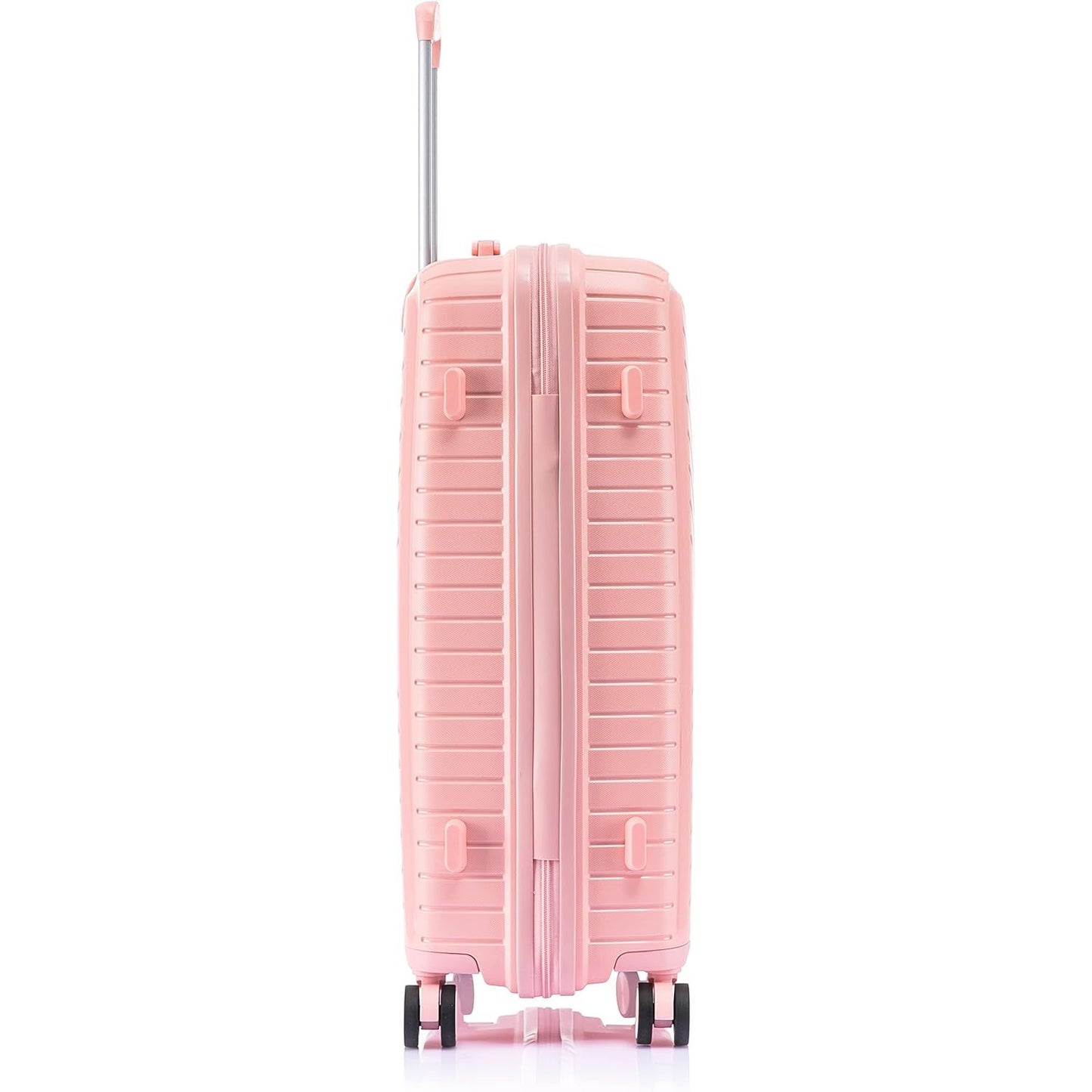 Large Suitcase in Pink on white background side PP20 