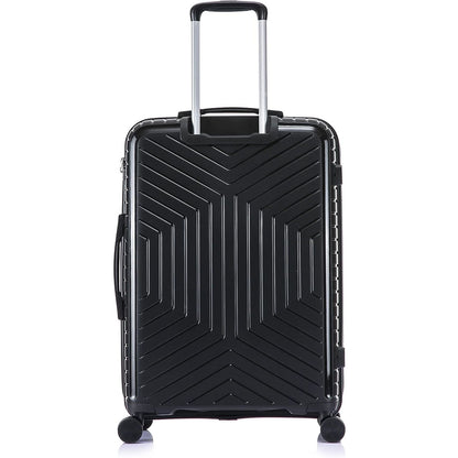 Large Suitcase with a geometric pattern on a white background Back in Black PP20
