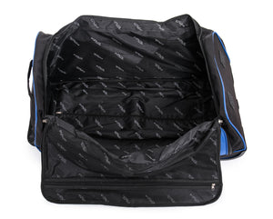 30" Wheeled Holdall Black With Blue
