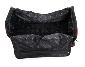 36" XL Wheeled Holdall Black With Red