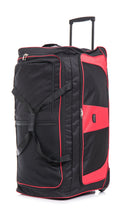 Load image into Gallery viewer, 30&quot; Wheeled Holdall Black With Red