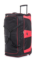 Load image into Gallery viewer, 36&quot; XL Wheeled Holdall Black With Red