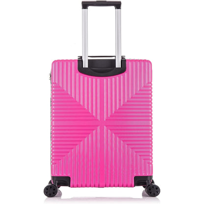 Cabin Pink Hard Shell Suitcase Back
