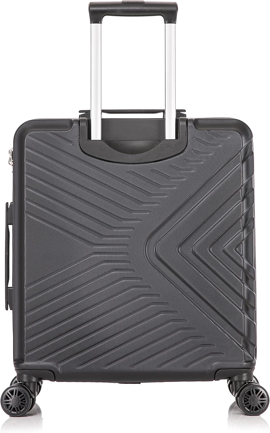 Cabin Suitcase Hard Shell Black EasyJet 56x45x25cm Back