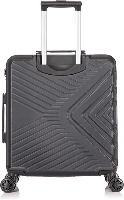 Cabin Suitcase Hard Shell Black EasyJet 56x45x25cm Back