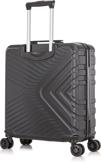 Cabin Suitcase Hard Shell Black Easyjet 56x45x25cm Back