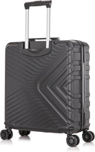 Load image into Gallery viewer, Cabin Suitcase Hard Shell Black Easyjet 56x45x25cm Back
