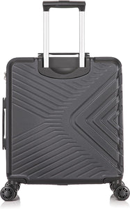 Cabin Suitcase Hard Shell Black EasyJet 56x45x25cm Back
