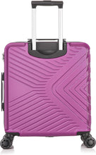 Load image into Gallery viewer, Cabin Suitcase Hard Shell Purple EasyJet 56x45x25cm Back