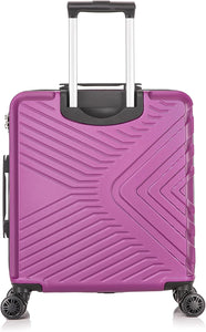 Cabin Suitcase Hard Shell Purple EasyJet 56x45x25cm Back
