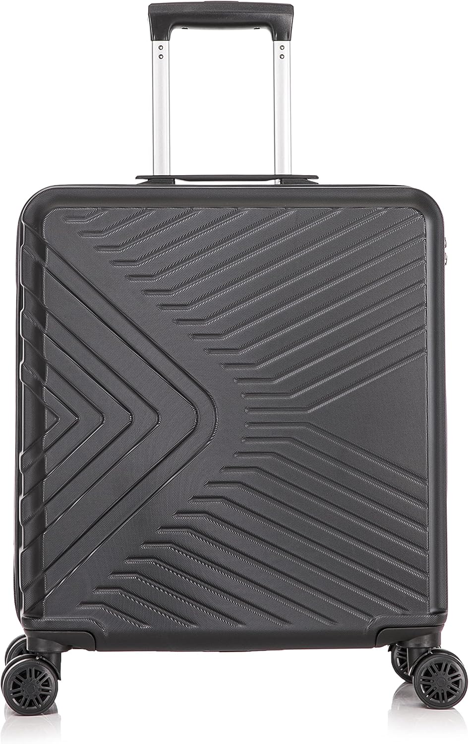 Cabin Suitcase Hard Shell Black Easyjet 56x45x25cm Front