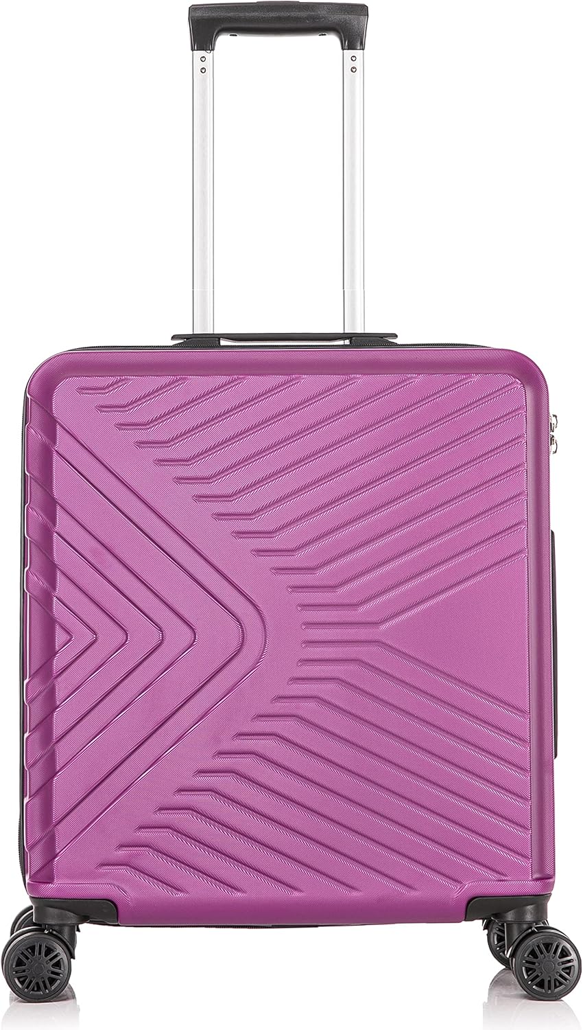 Cabin Suitcase Hard Shell Purple EasyJet 56x45x25cm