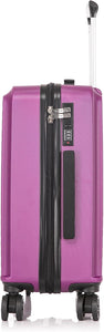 Cabin Suitcase Hard Shell Purple EasyJet 56x45x25cm Side